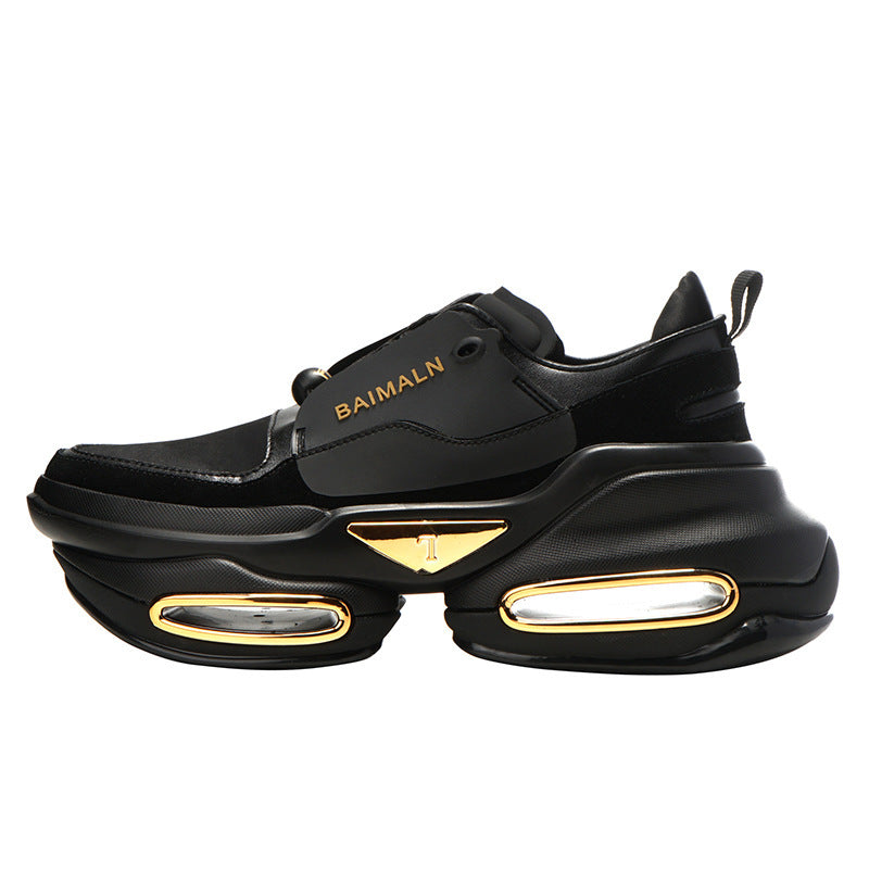 Hollow Stretch Heightened Casual Sneakers