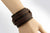 Two Rows Of First Layer Cowhide Bracelets
