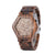 LED Display Wooden Men Wristwatches